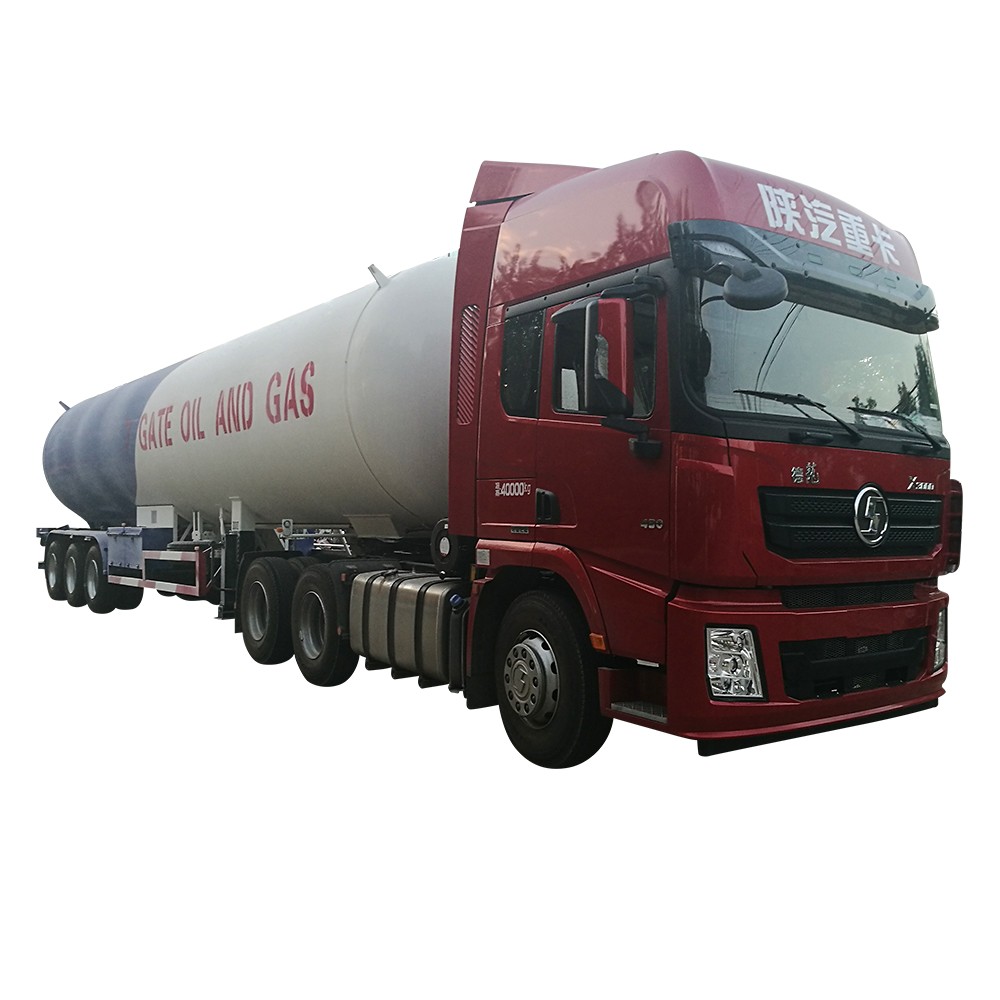 3 Gandar 56m3 23,5 Ton Lpg Tangki Gas Semi Trailer