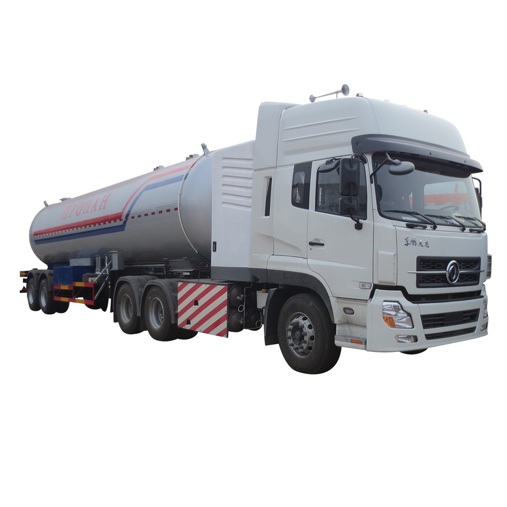 2 Axle 40.5 Cbm 17 Ton Lpg Tanker Semitrailer